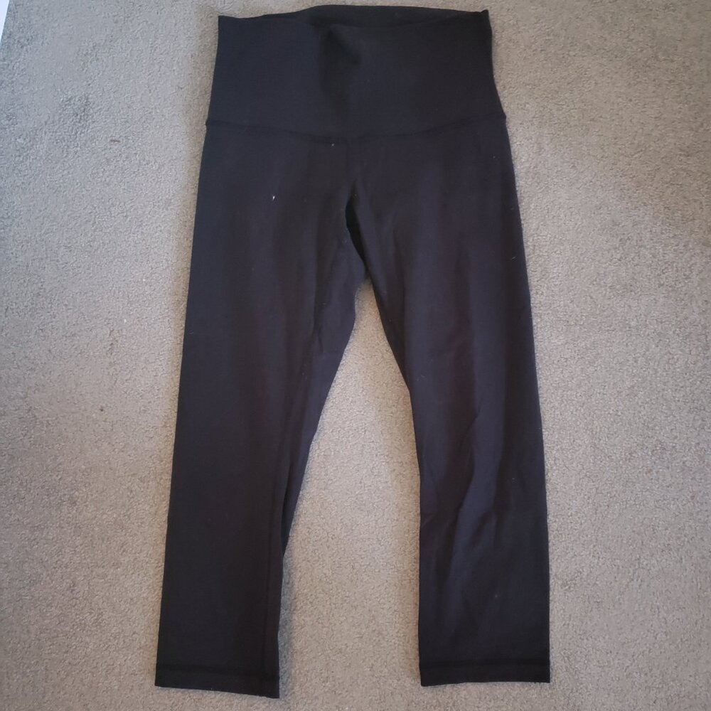 Lululemon black leggings 8 size